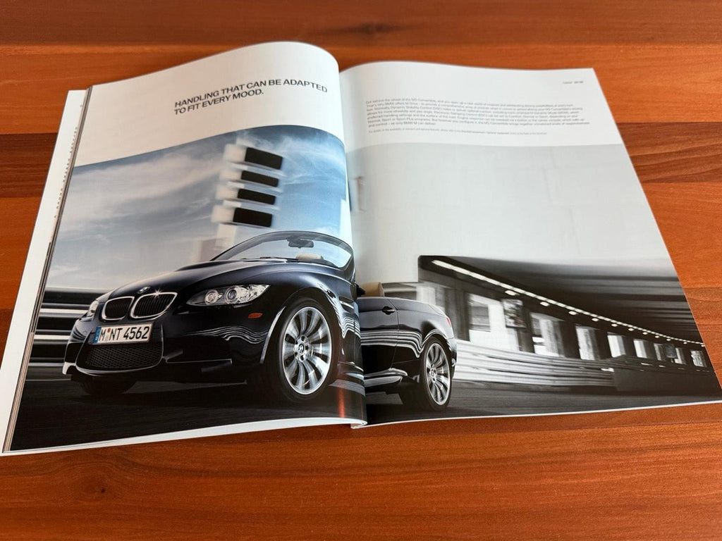 BMW-E90 M3, E92 M3, E93 M3, 2011-Dealership-Brochure
