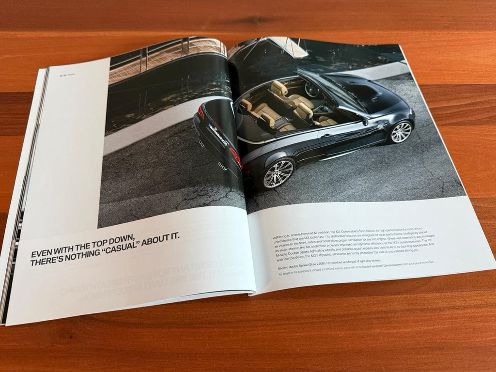 BMW-E90 M3, E92 M3, E93 M3, 2011-Dealership-Brochure