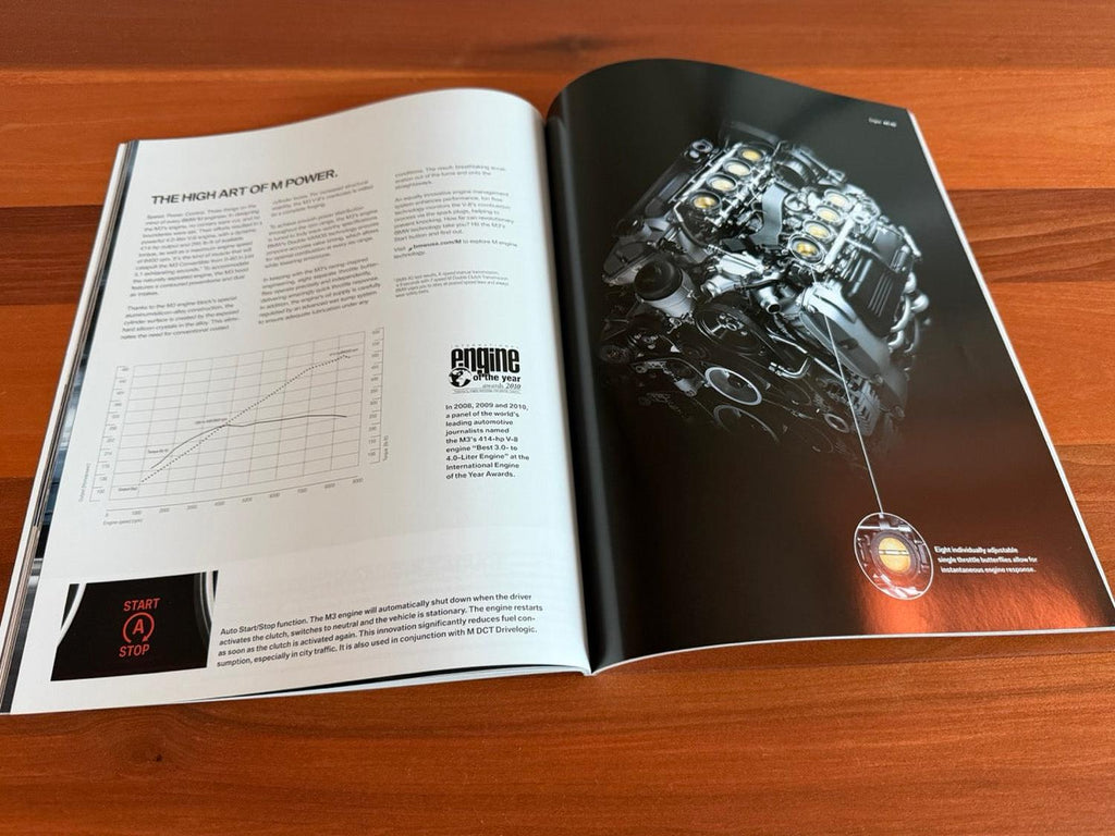 BMW-E90 M3, E92 M3, E93 M3, 2011-Dealership-Brochure