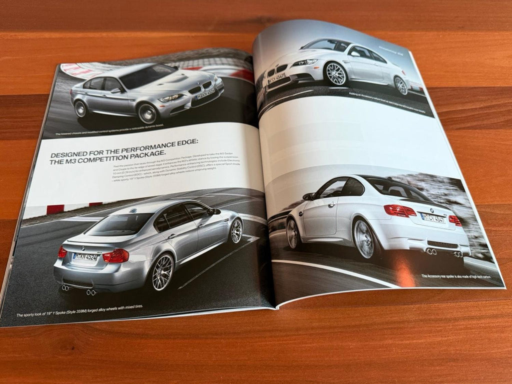 BMW-E90 M3, E92 M3, E93 M3, 2011-Dealership-Brochure