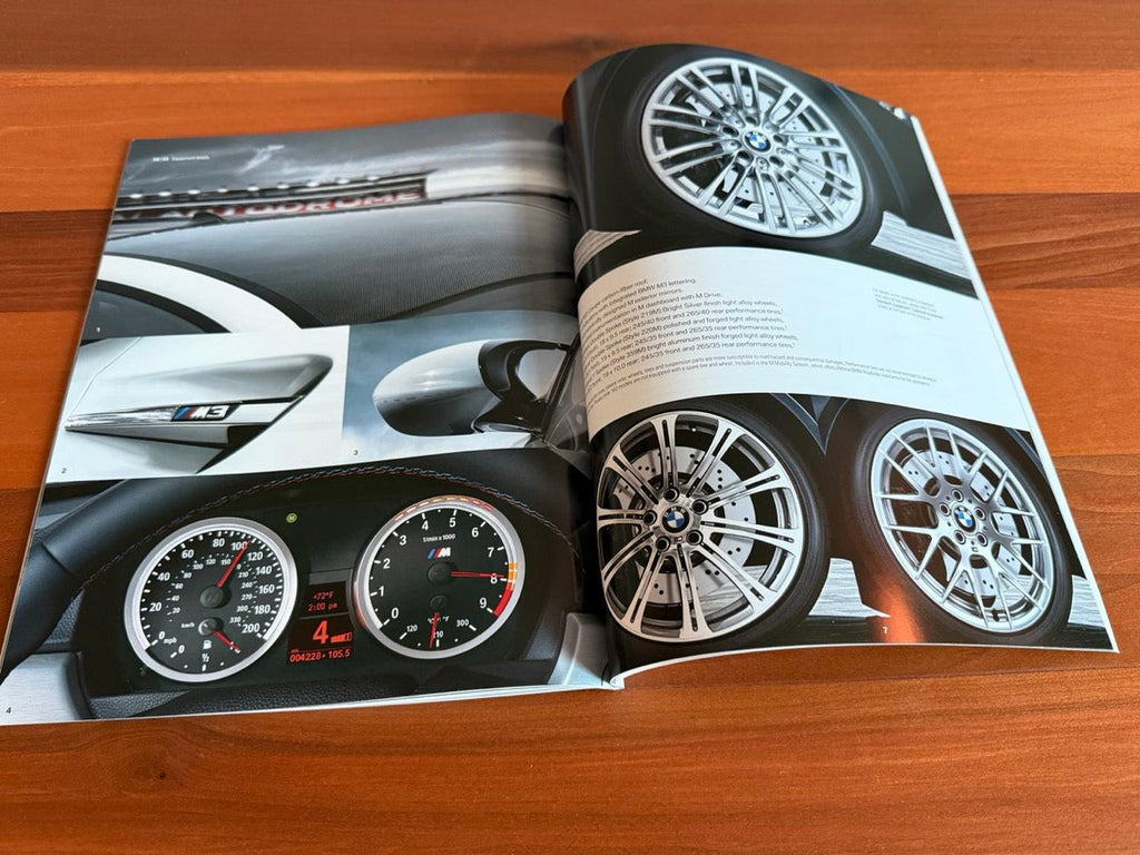 BMW-E90 M3, E92 M3, E93 M3, 2011-Dealership-Brochure