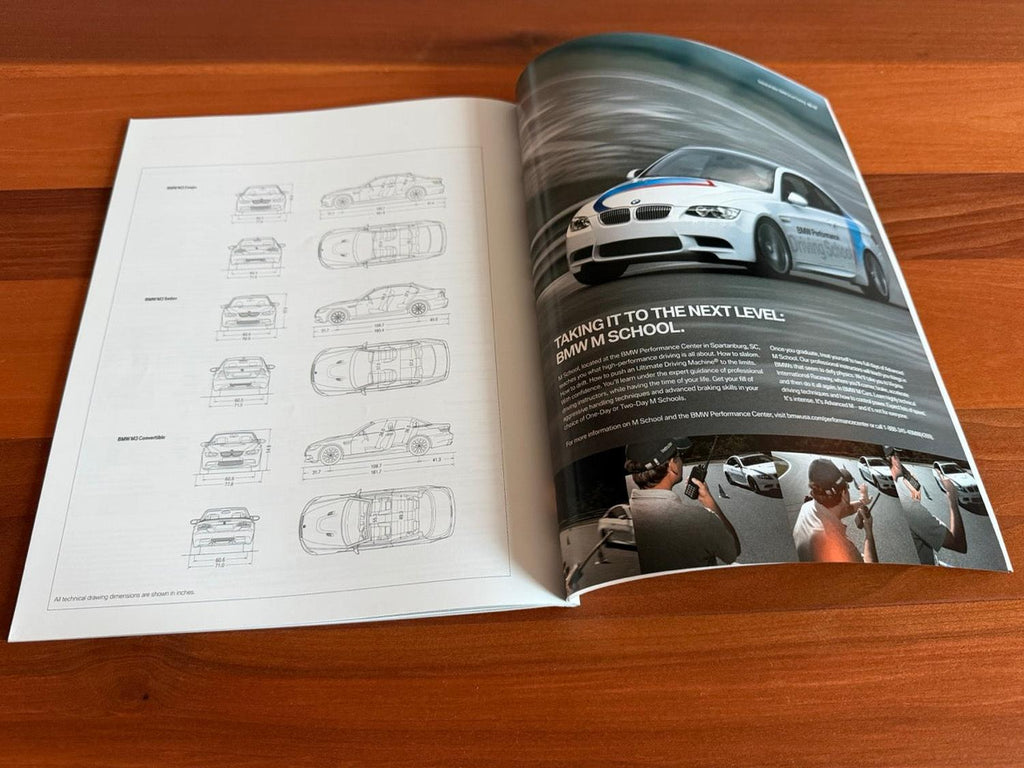 BMW-E90 M3, E92 M3, E93 M3, 2011-Dealership-Brochure