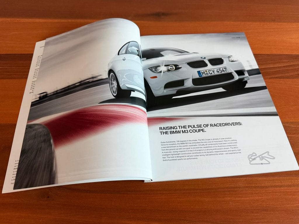 BMW-E90 M3, E92 M3, E93 M3, 2011-Dealership-Brochure