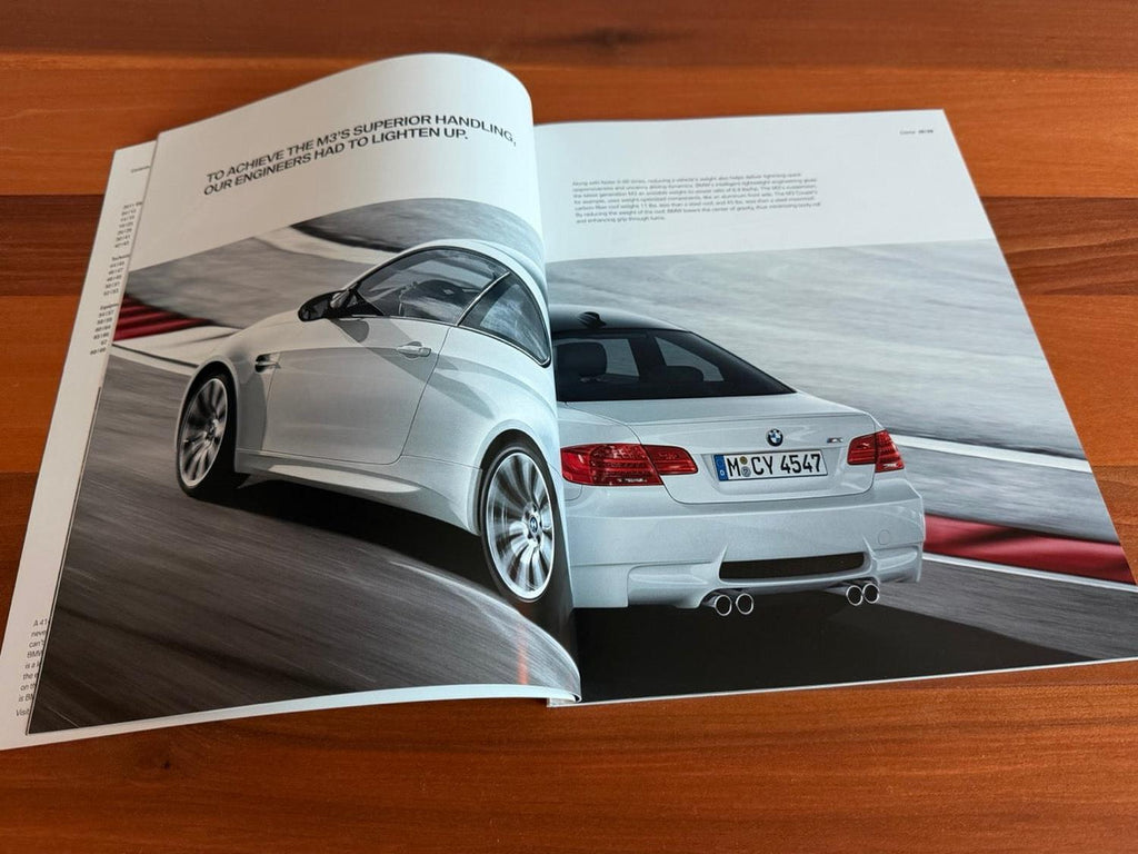 BMW-E90 M3, E92 M3, E93 M3, 2011-Dealership-Brochure