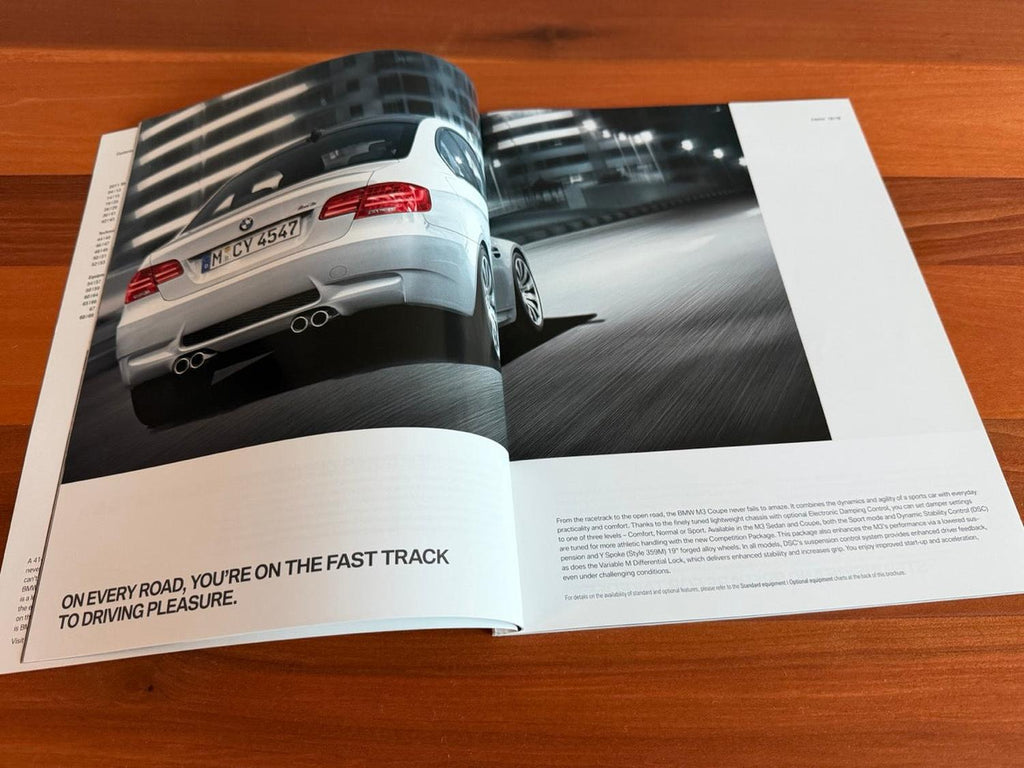BMW-E90 M3, E92 M3, E93 M3, 2011-Dealership-Brochure
