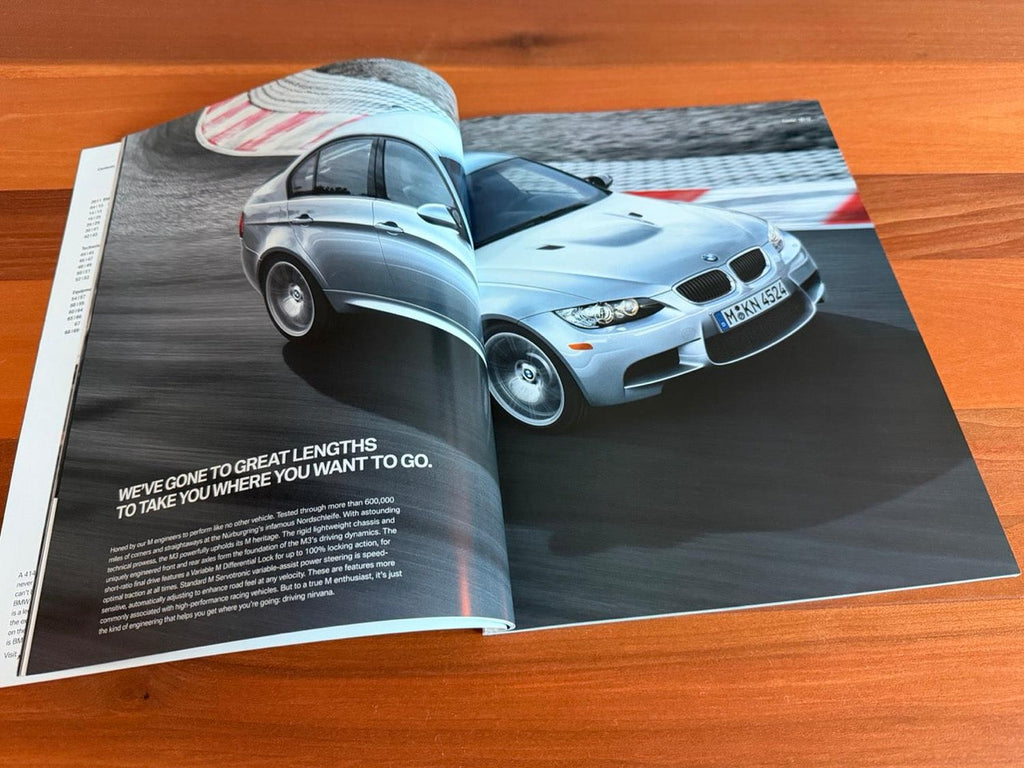 BMW-E90 M3, E92 M3, E93 M3, 2011-Dealership-Brochure