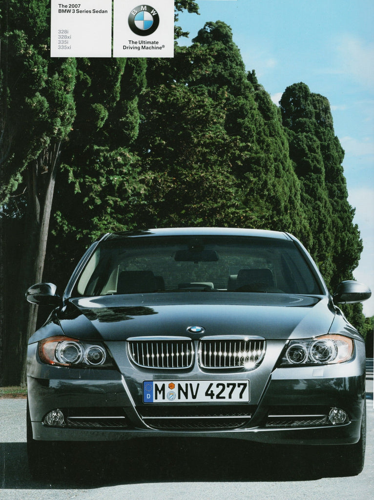 BMW-E90 Sedan, 2007-Dealership-Sales-Brochure