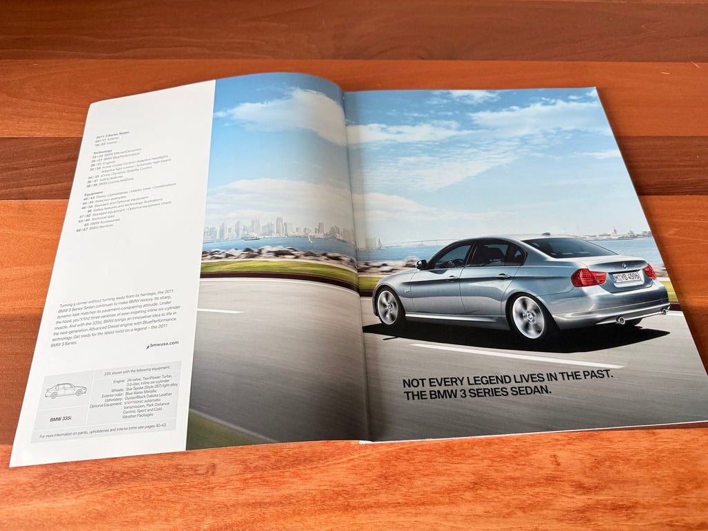 BMW-E90 Sedan, 2011-Dealership-Sales-Brochure