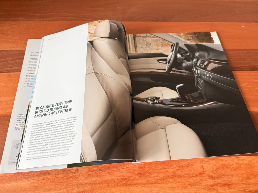 BMW-E90 Sedan, 2011-Dealership-Sales-Brochure