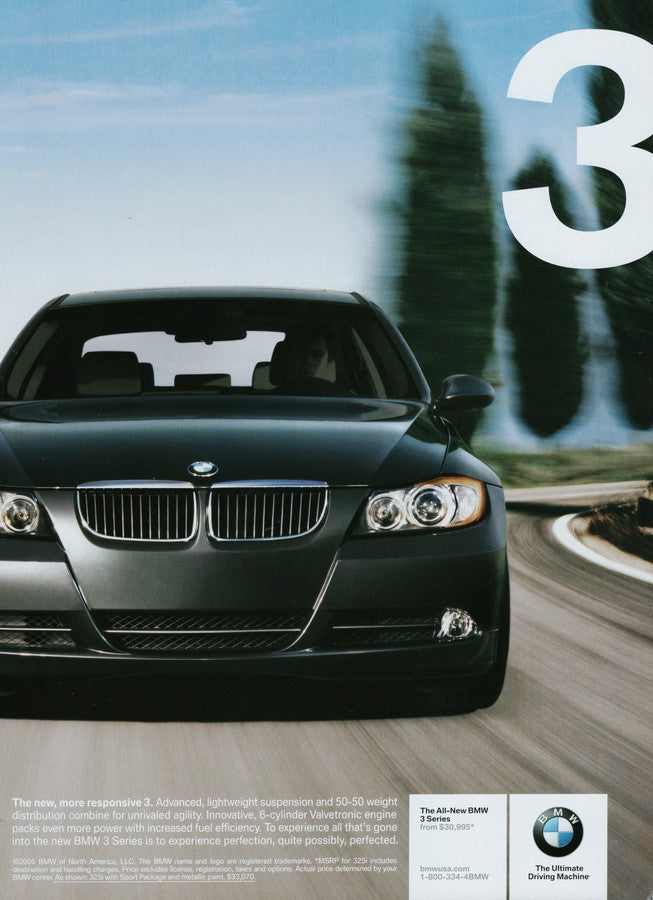 BMW-E90 The new, more responsive 3-Magazine-Ad