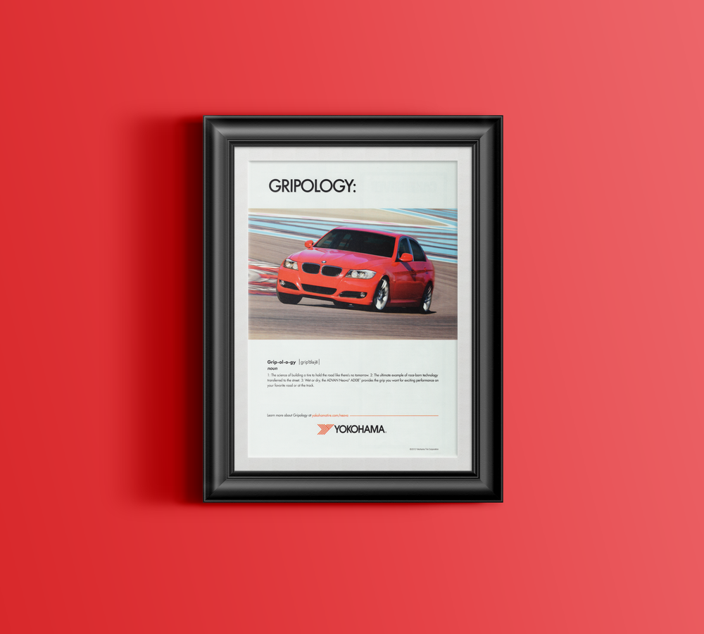 BMW-E90 Yokohama Gripology-Magazine-Ad