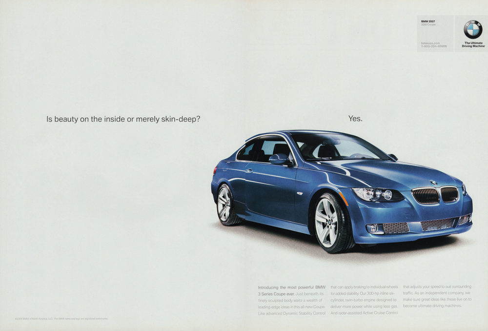 BMW-E92 335i Yes-Magazine-Ad
