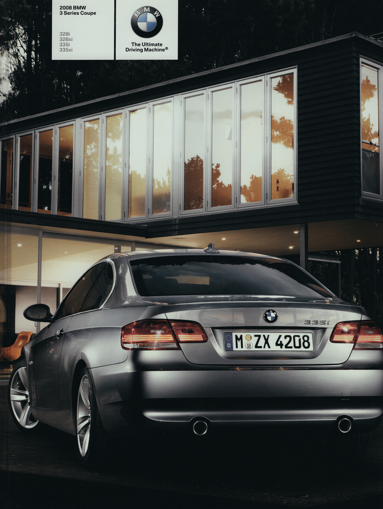 BMW-E92 Coupe, 2008-Dealership-Sales-Brochure