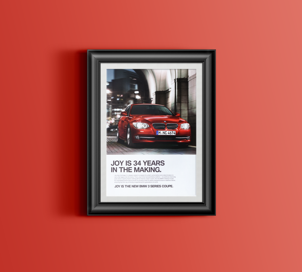BMW-E92 / E93 34 Years in the Making-Magazine-Ad