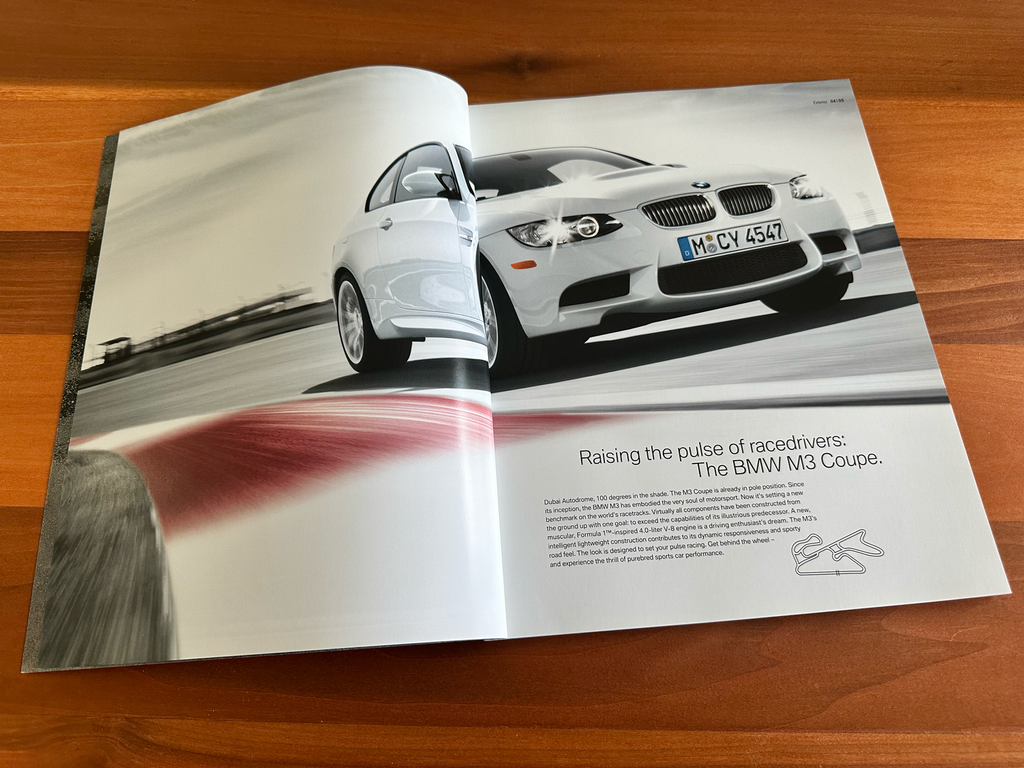 BMW-E92 M3, E90 M3, E93 M3, 2009-Dealership-Sales-Brochure