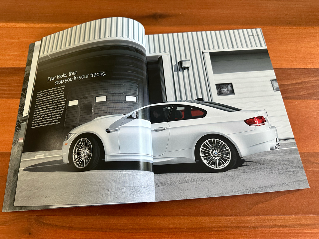 BMW-E92 M3, E90 M3, E93 M3, 2009-Dealership-Sales-Brochure