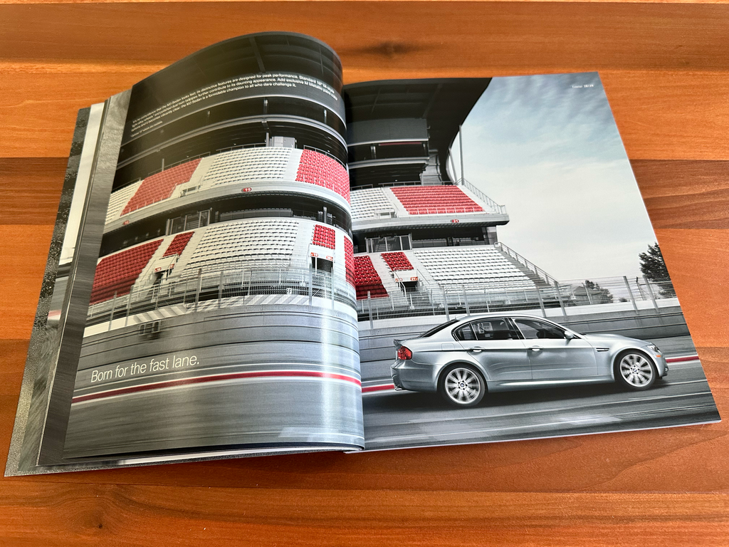 BMW-E92 M3, E90 M3, E93 M3, 2009-Dealership-Sales-Brochure