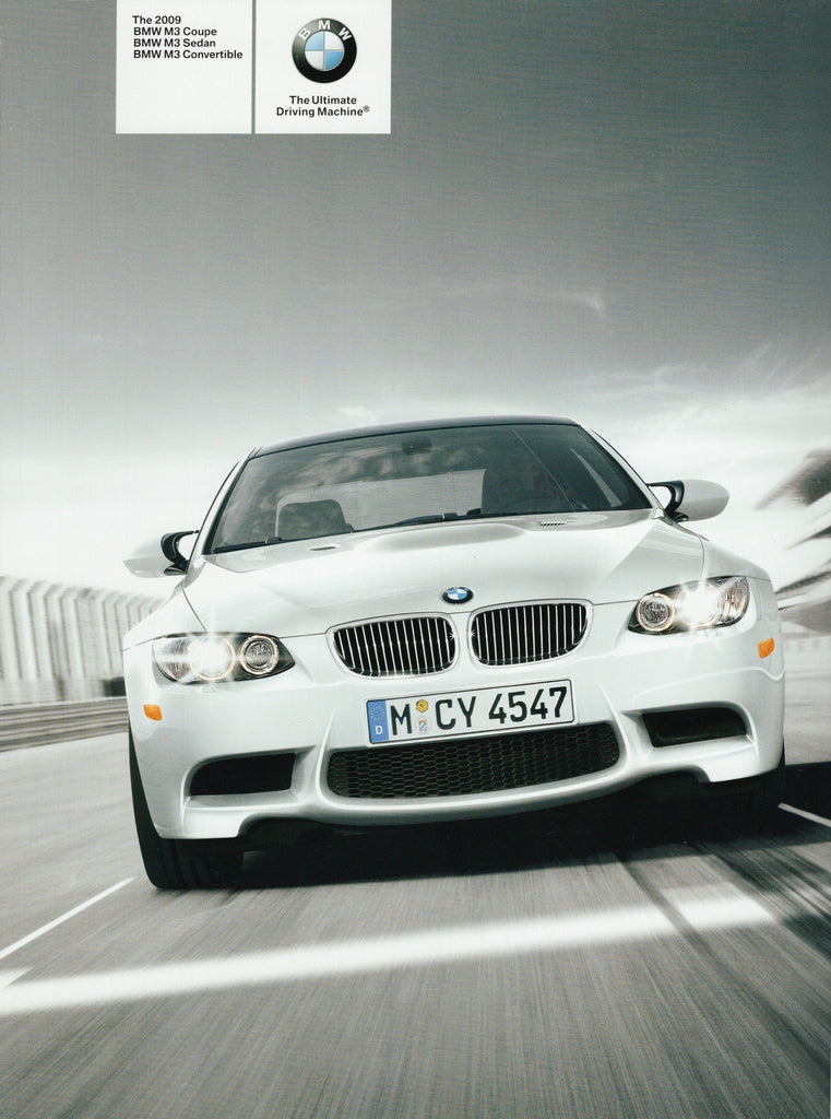 BMW-E92 M3, E90 M3, E93 M3, 2009-Dealership-Sales-Brochure