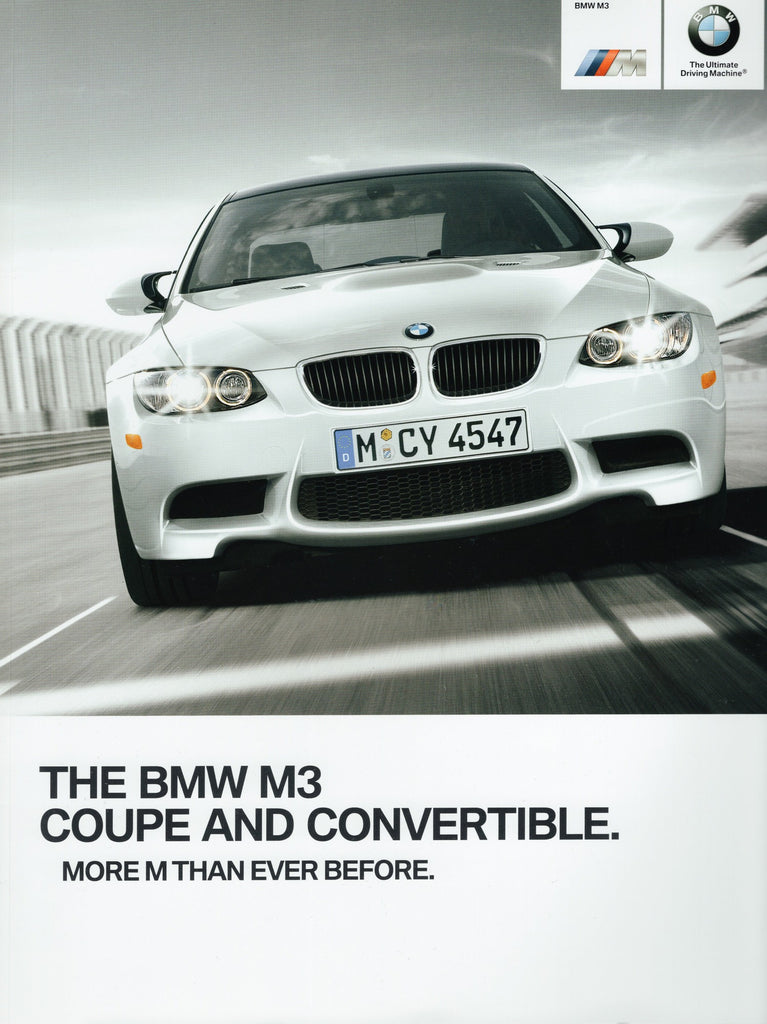 BMW-E92 M3, E93 M3, 2012-Dealership-Sales-Brochure