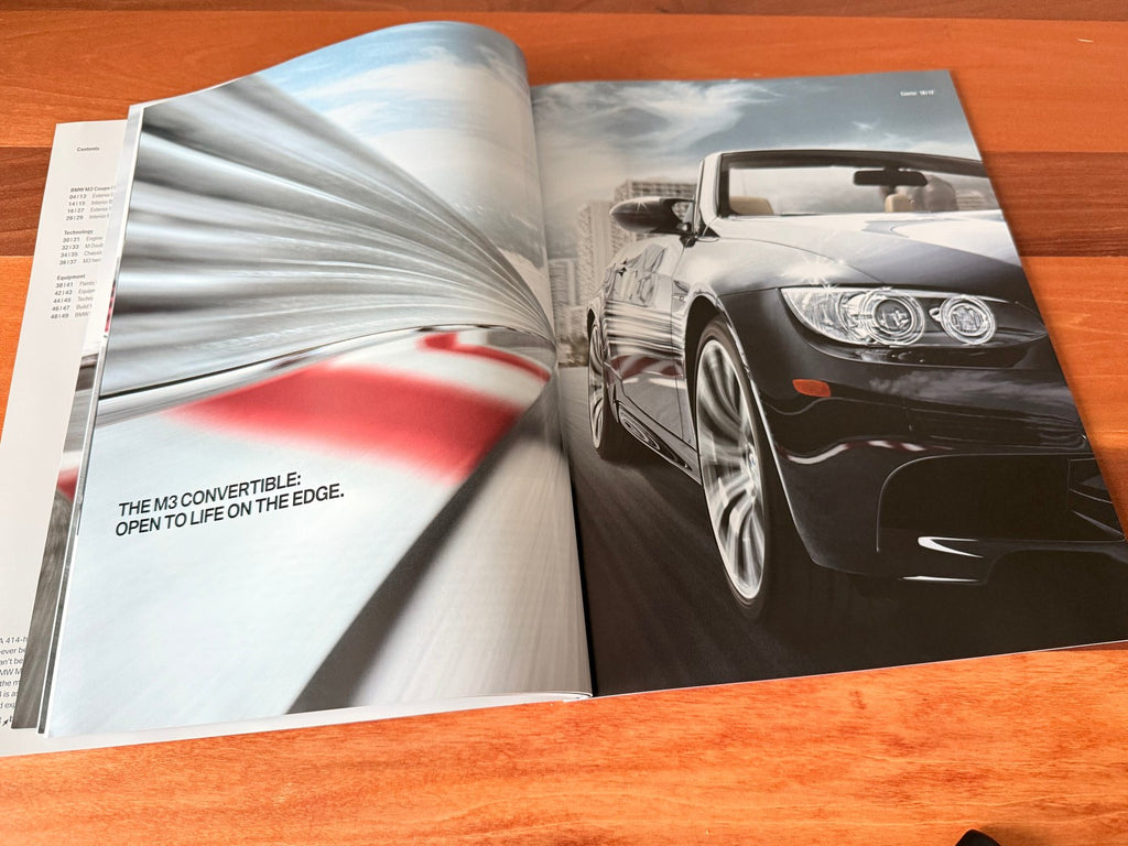 BMW-E92 M3, E93 M3, 2012-Dealership-Sales-Brochure