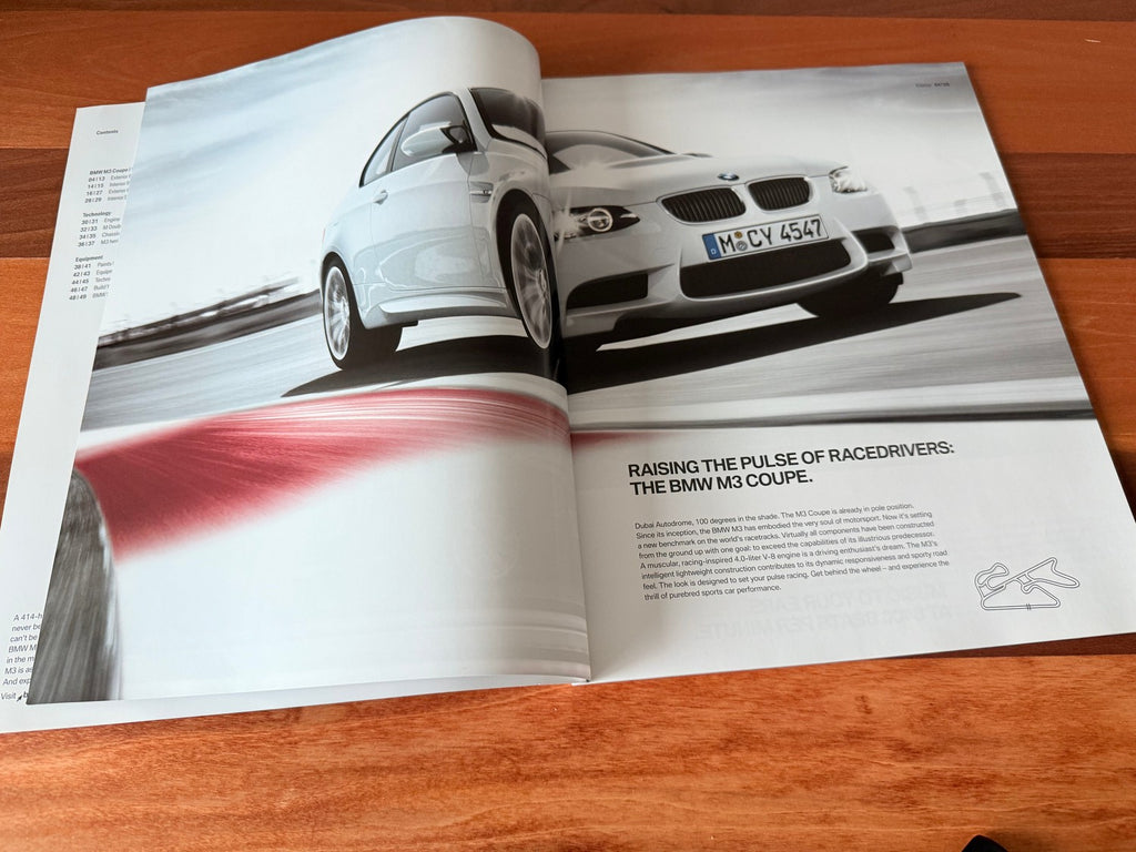 BMW-E92 M3, E93 M3, 2012-Dealership-Sales-Brochure