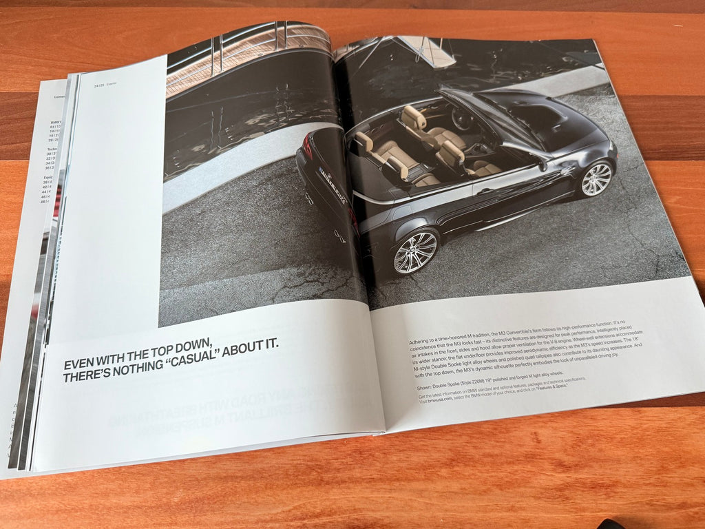 BMW-E92 M3, E93 M3, 2012-Dealership-Sales-Brochure
