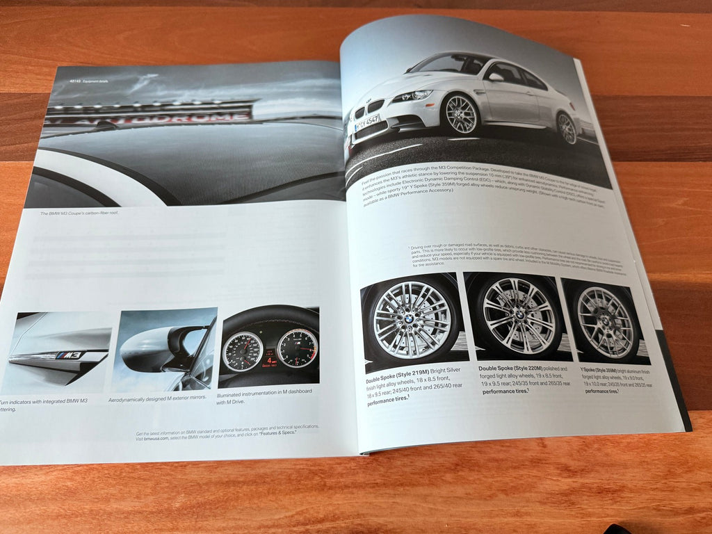 BMW-E92 M3, E93 M3, 2012-Dealership-Sales-Brochure