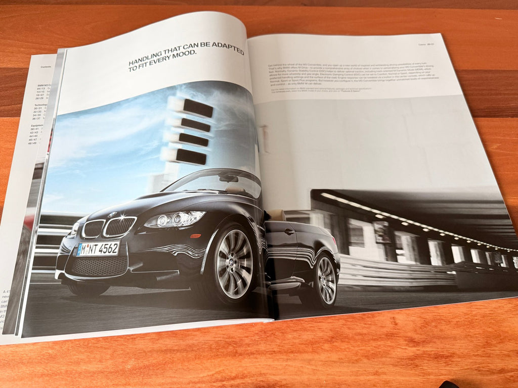 BMW-E92 M3, E93 M3, 2012-Dealership-Sales-Brochure