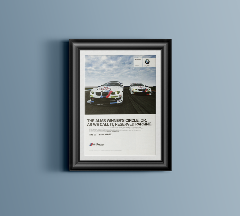 BMW-E92 M3 GT Reserved Parking-Magazine-Ad