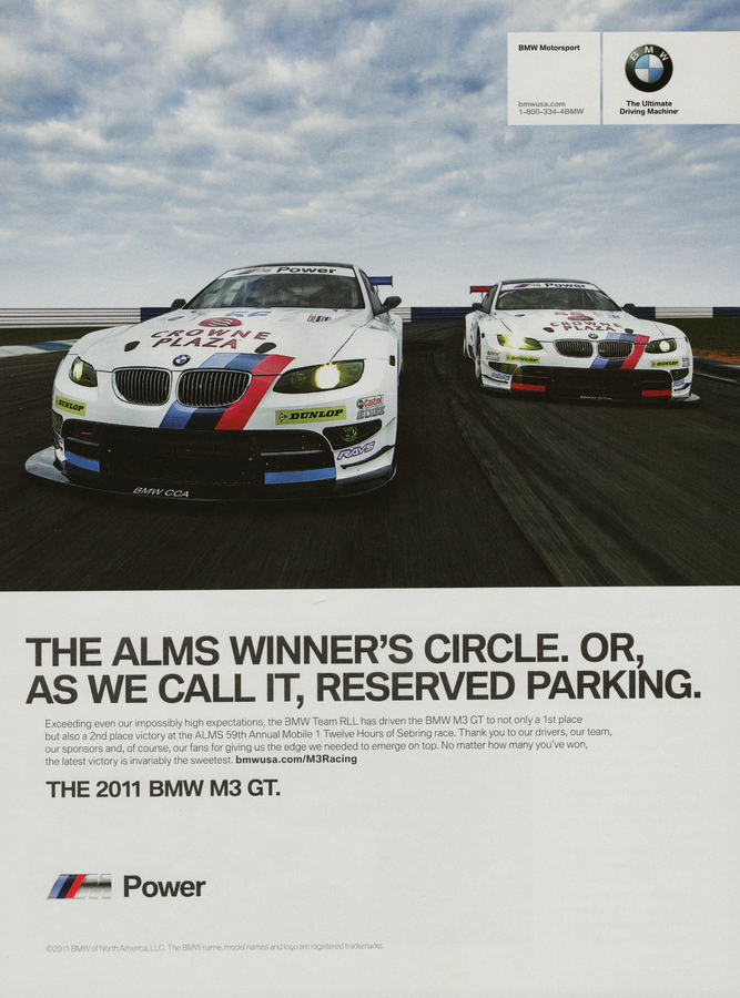 BMW-E92 M3 GT Reserved Parking-Magazine-Ad
