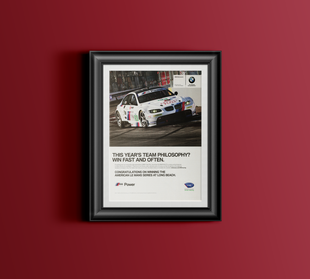 BMW-E92 M3 GT Win Fast and Often-Magazine-Ad