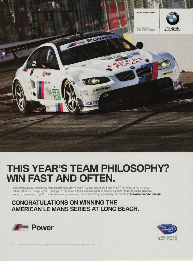 BMW-E92 M3 GT Win Fast and Often-Magazine-Ad
