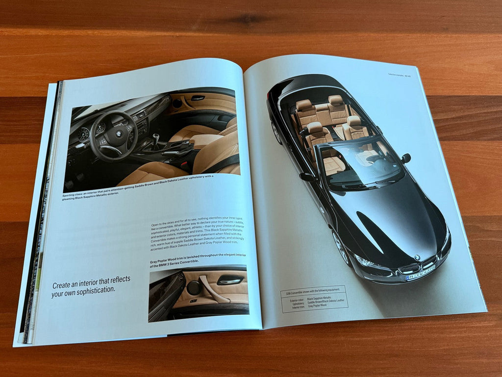 BMW-E93 Convertible, 2008-Dealership-Sales-Brochure