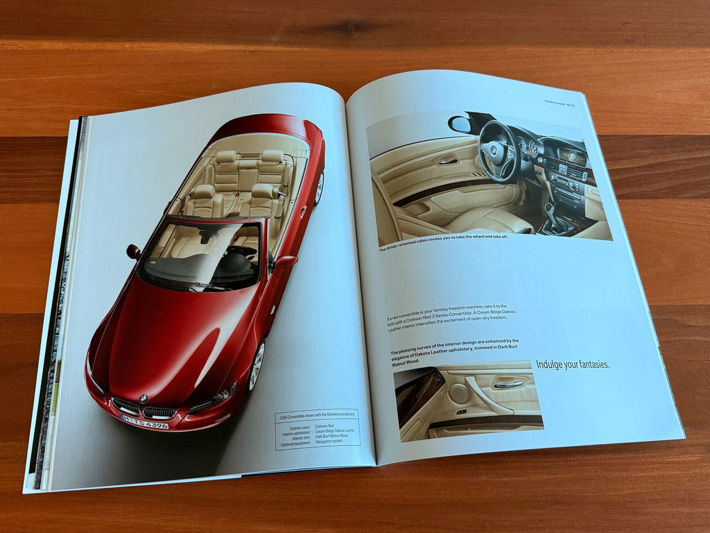 BMW-E93 Convertible, 2008-Dealership-Sales-Brochure