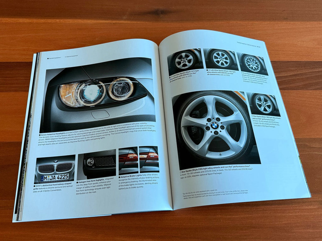 BMW-E93 Convertible, 2008-Dealership-Sales-Brochure