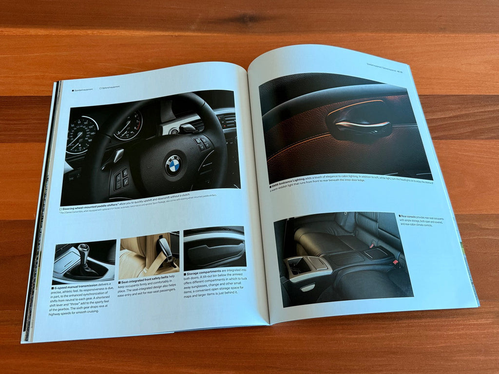 BMW-E93 Convertible, 2008-Dealership-Sales-Brochure