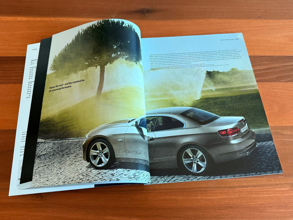 BMW-E93 Convertible, 2008-Dealership-Sales-Brochure