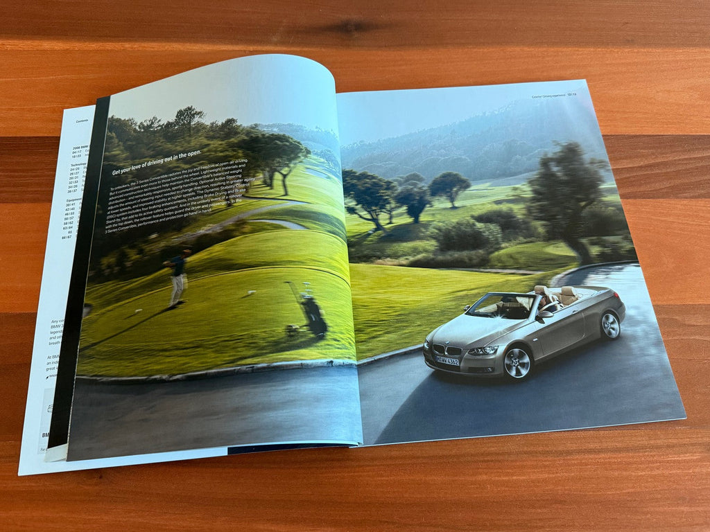 BMW-E93 Convertible, 2008-Dealership-Sales-Brochure