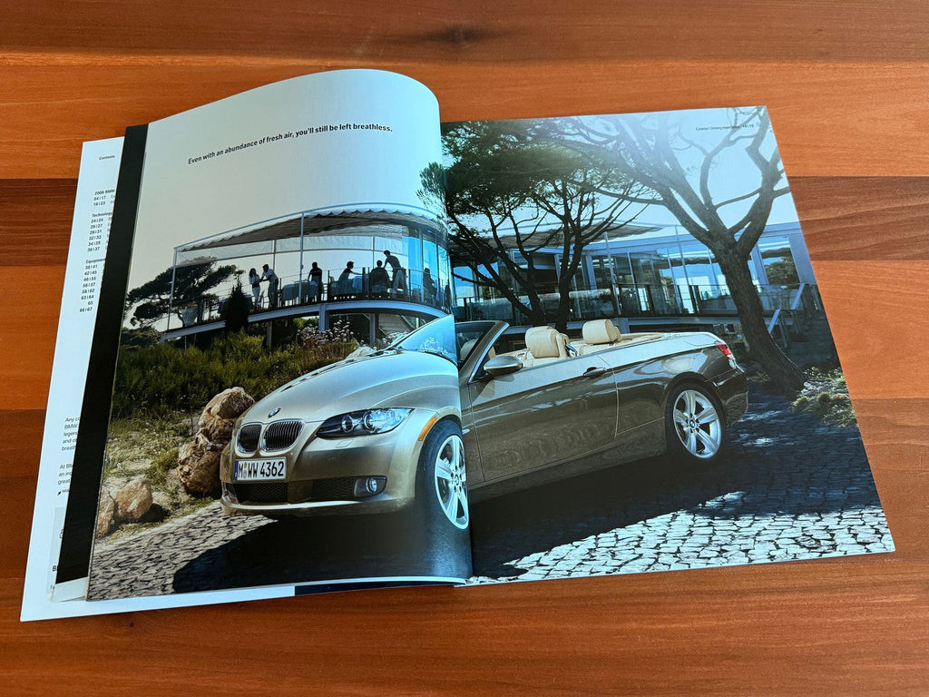 BMW-E93 Convertible, 2008-Dealership-Sales-Brochure
