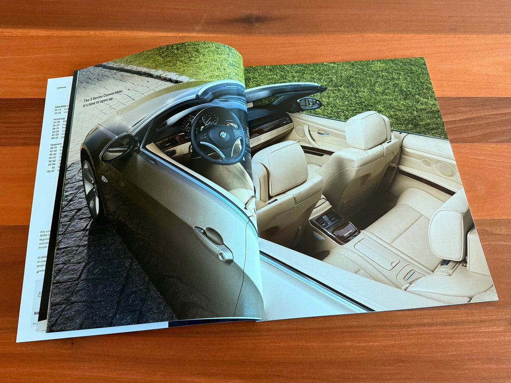 BMW-E93 Convertible, 2008-Dealership-Sales-Brochure