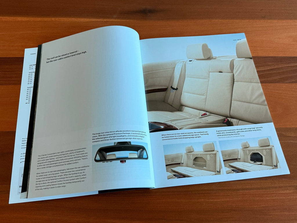 BMW-E93 Convertible, 2008-Dealership-Sales-Brochure