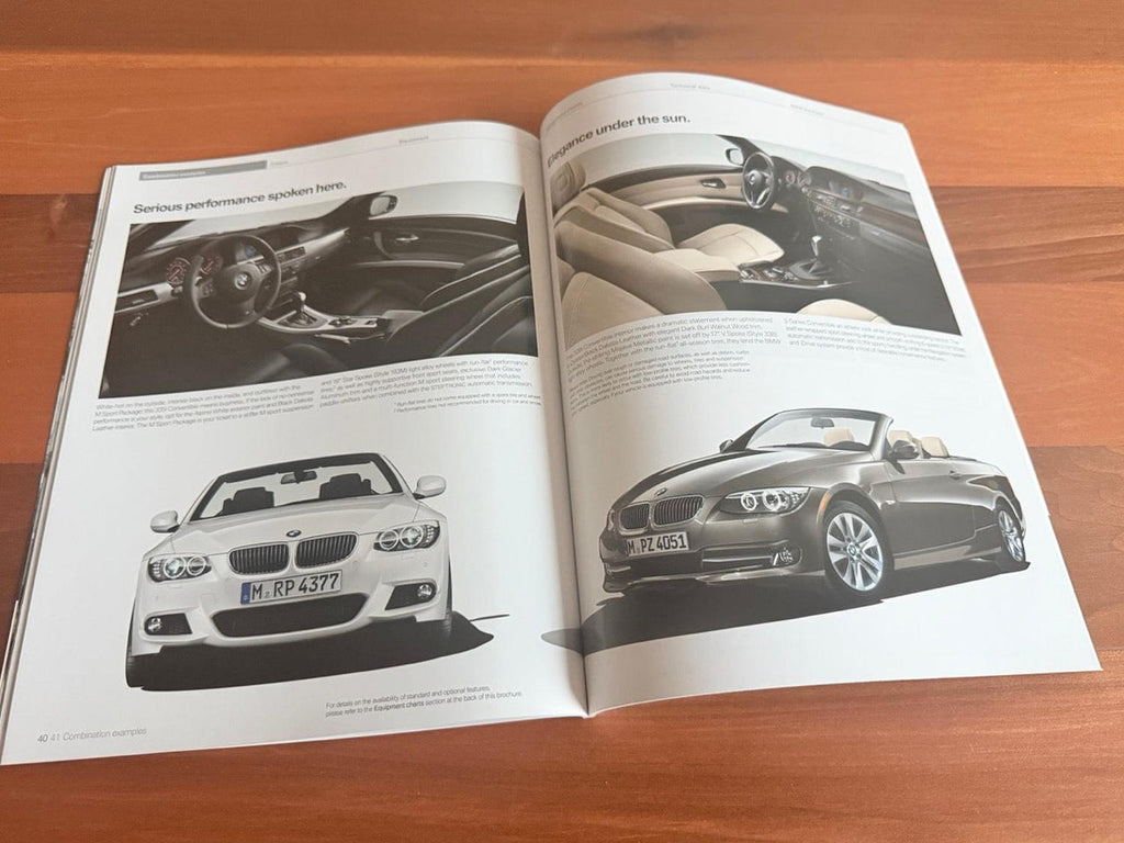 BMW-E93 Convertible, 2011-Dealership-Brochure