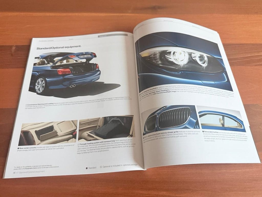 BMW-E93 Convertible, 2011-Dealership-Brochure