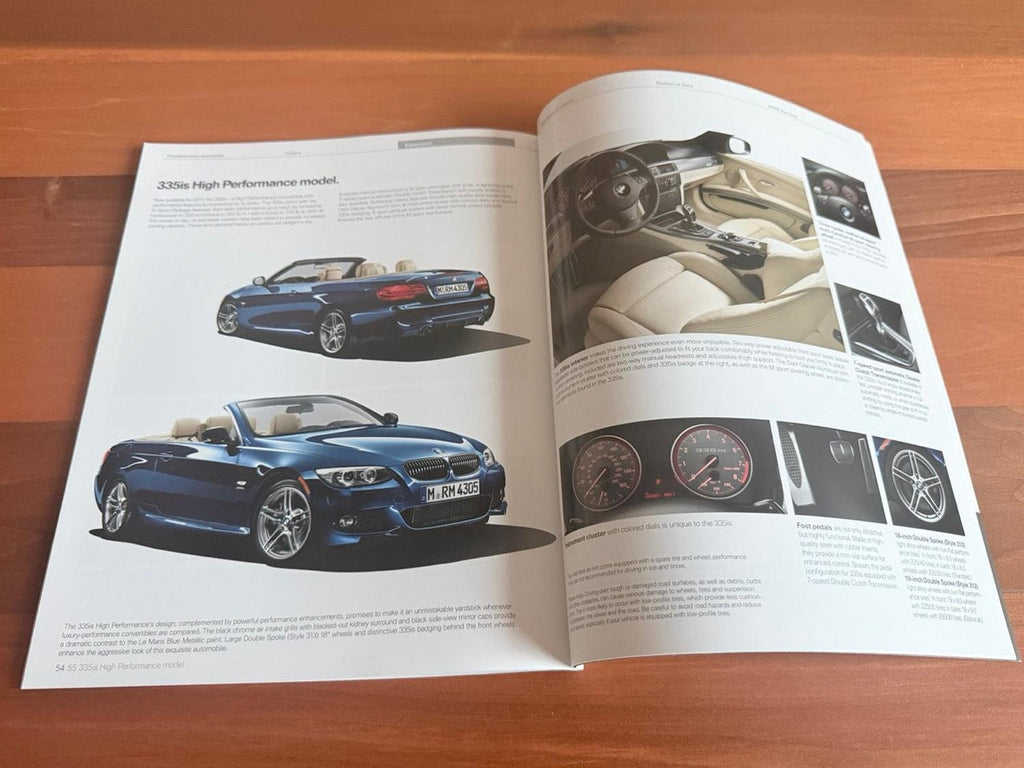 BMW-E93 Convertible, 2011-Dealership-Brochure