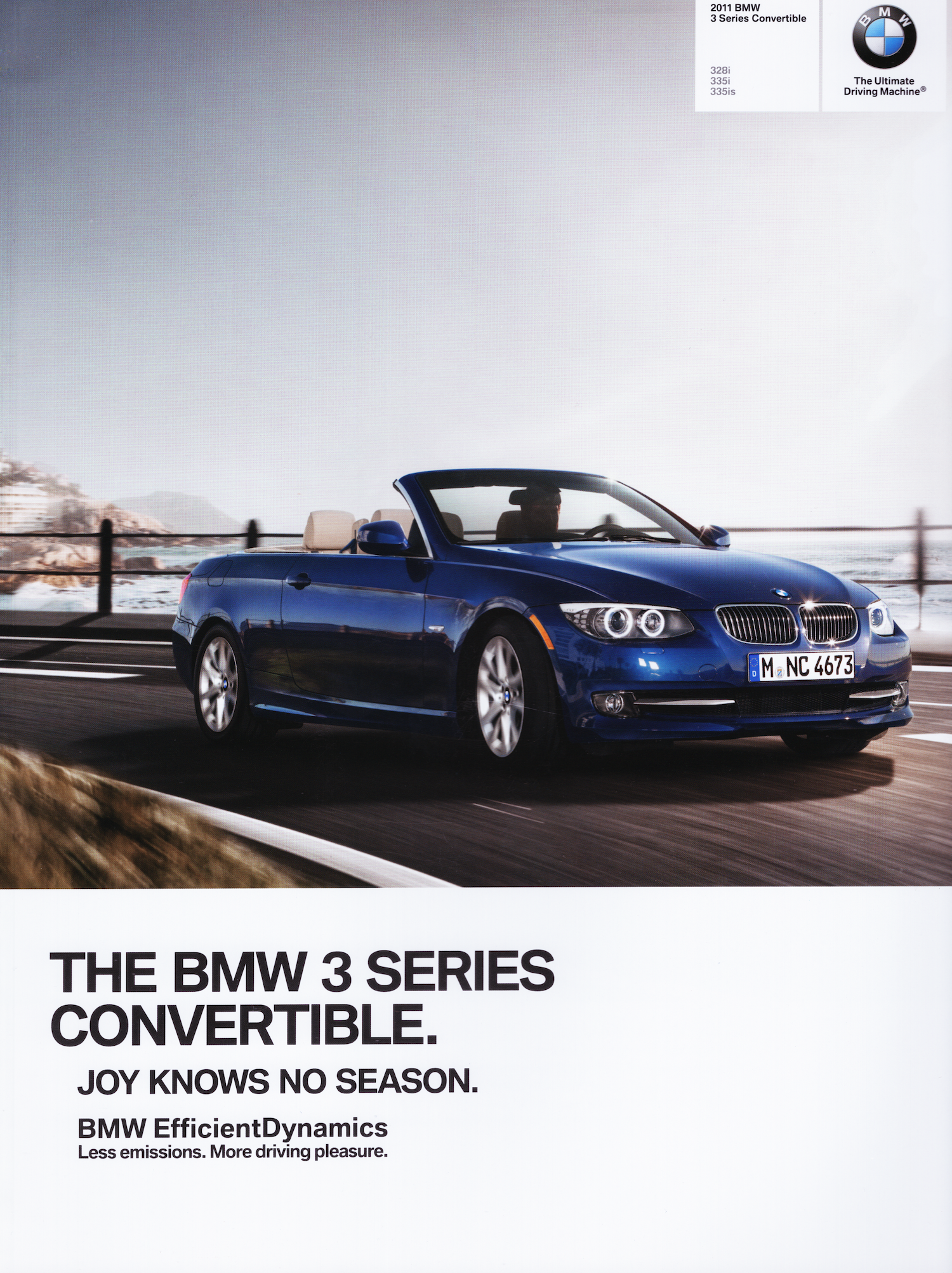 BMW-E93 Convertible, 2011-Dealership-Brochure