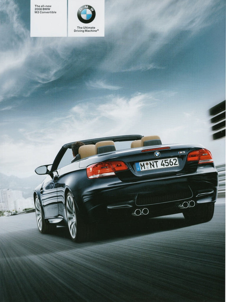 BMW-E93 M3, 2008-Dealership-Sales-Brochure