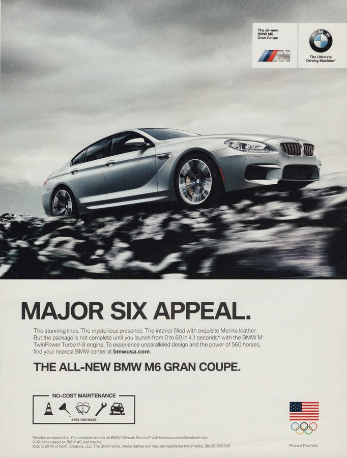 BMW-F06 M6 Major Six Appeal-Magazine-Ad