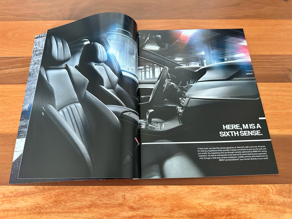 BMW-F10 M5, 2014-Dealership-Sales-Brochure