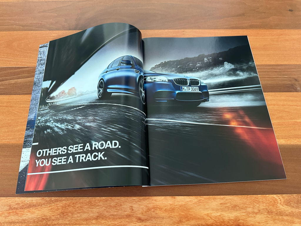 BMW-F10 M5, 2014-Dealership-Sales-Brochure