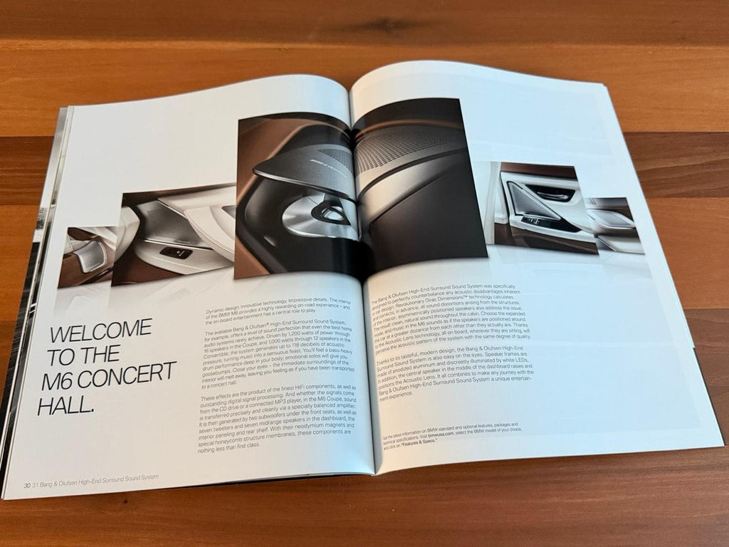 BMW-F13 M6 & F12 M6, 2013-Dealership-Sales-Brochure